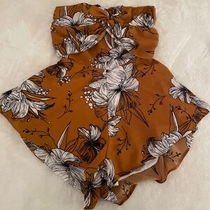 Floral Romper Size Small